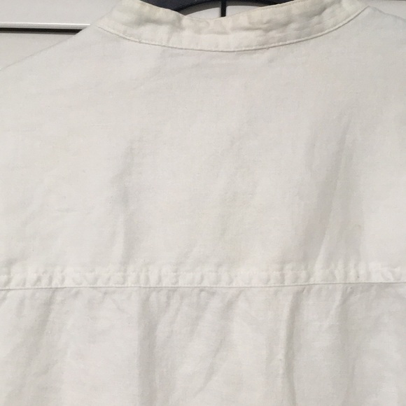 GAP 100% LINEN SHIRT MEN SIZE MEDIUM EUC - Picture 8 of 8